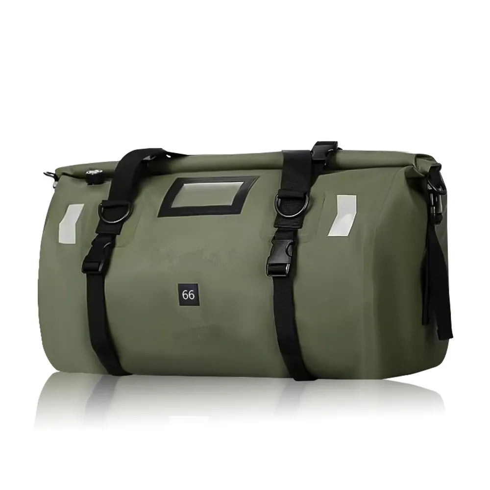 Waterproof Motorcycle Dry Bag - Reflective Duffle for Travel Hiking Camping Fishing