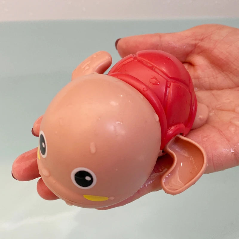Bath Bathtub Toys for Toddlers 1 2 3 Years Old Duck Rotatable Waterwheel Bathroom Strong Suckers Water Scoop Fun Bath Toys Gifts