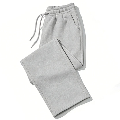 Mens Sweatpants Straight Fit Joggers for Sports and Streetwear Loose Oversized Casual Pant Drawstring Multi-pocket Men Long Pant