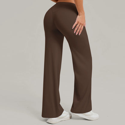 Women Yoga Pants – Soft Stretchy Fabric Full Length Leggings With Elastic Waist