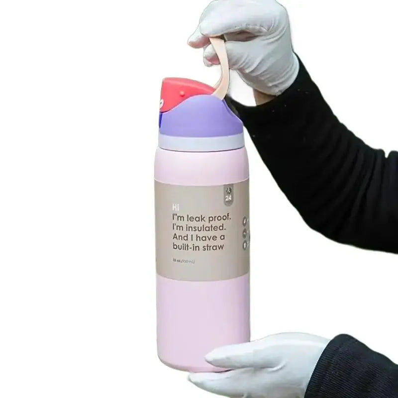 ☆Stainless Steel Thermal Mug Portable Sports Water Bottle Thermos Vacuum Flasks & Thermoses Water Bottle