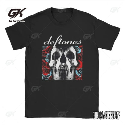 Deftones Cotton Singer Band T Shirt Men Women Hip Hop Rock Tee Fashion Short Sleeve T Shirt Summer Clothes T-shirts Tops