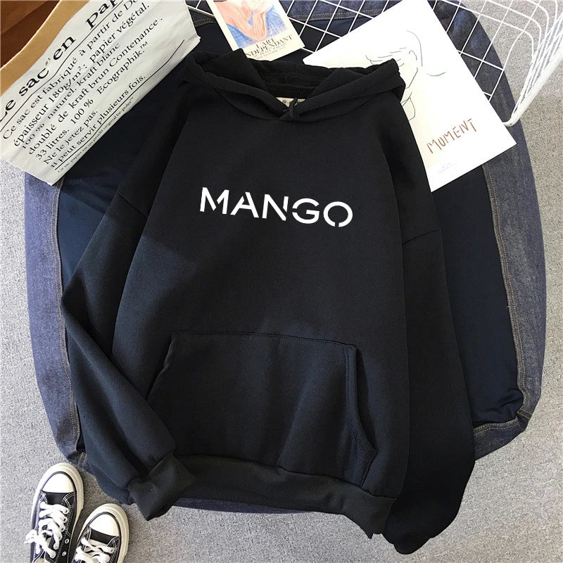 2025 New Arrival Woman Hooded Sweatshirt Urban Casual Fashion Long Sleeve Pullover Female Home Outdoor Comfort Loose Warm Hoodie