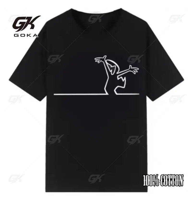 Summer T Shirts for Men Balum La Linea Funny Graphic Tshirt Cotton Comfortable Premium Camisetas Unisex Streetwear Fashion