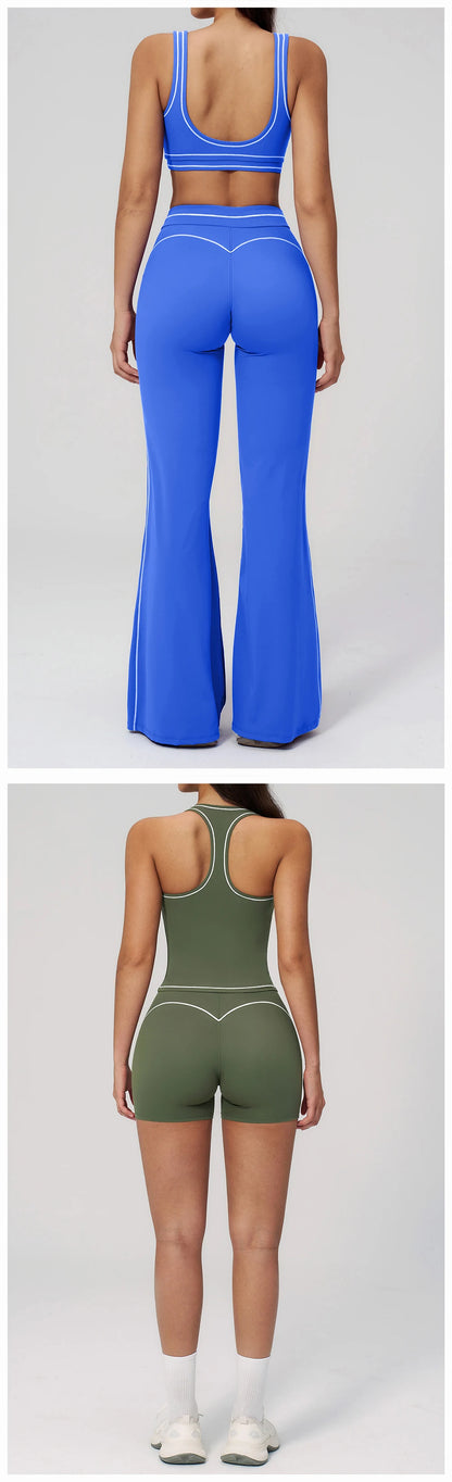Yoga Suit 2PCS Women Tracksuits Sports Outfits Gym Clothes Running Sports Bra Suits Female Workout Yoga Clothes Athletic Wear