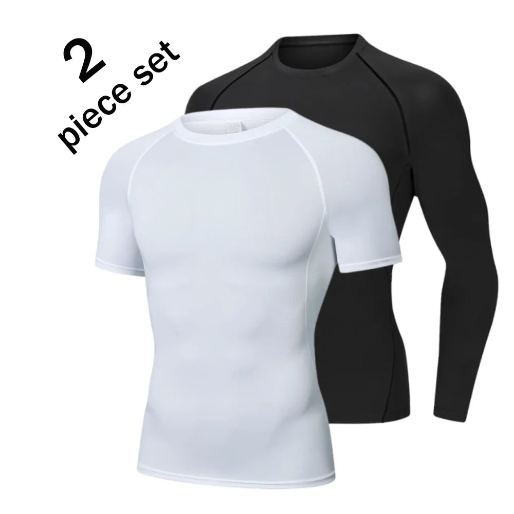 Men Compression Shirt - Quick Dry Sport T Shirt | Short Sleeve Fitness Tee
