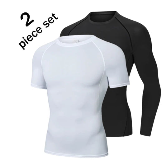 Men Compression Shirt - Quick Dry Sport T Shirt | Short Sleeve Fitness Tee