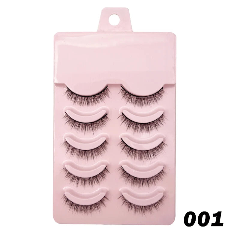 Manga Lashes - Soft Natural Thick False Eyelashes for Daily Makeup