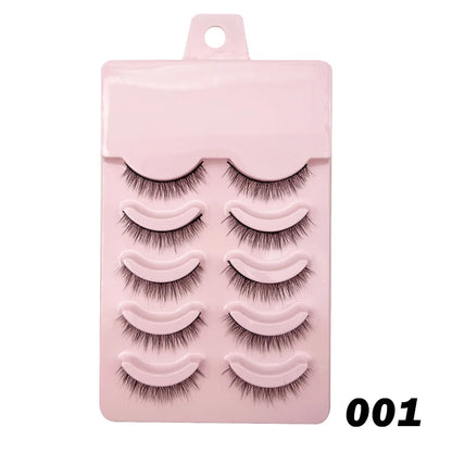 Manga Lashes - Soft Natural Thick False Eyelashes for Daily Makeup