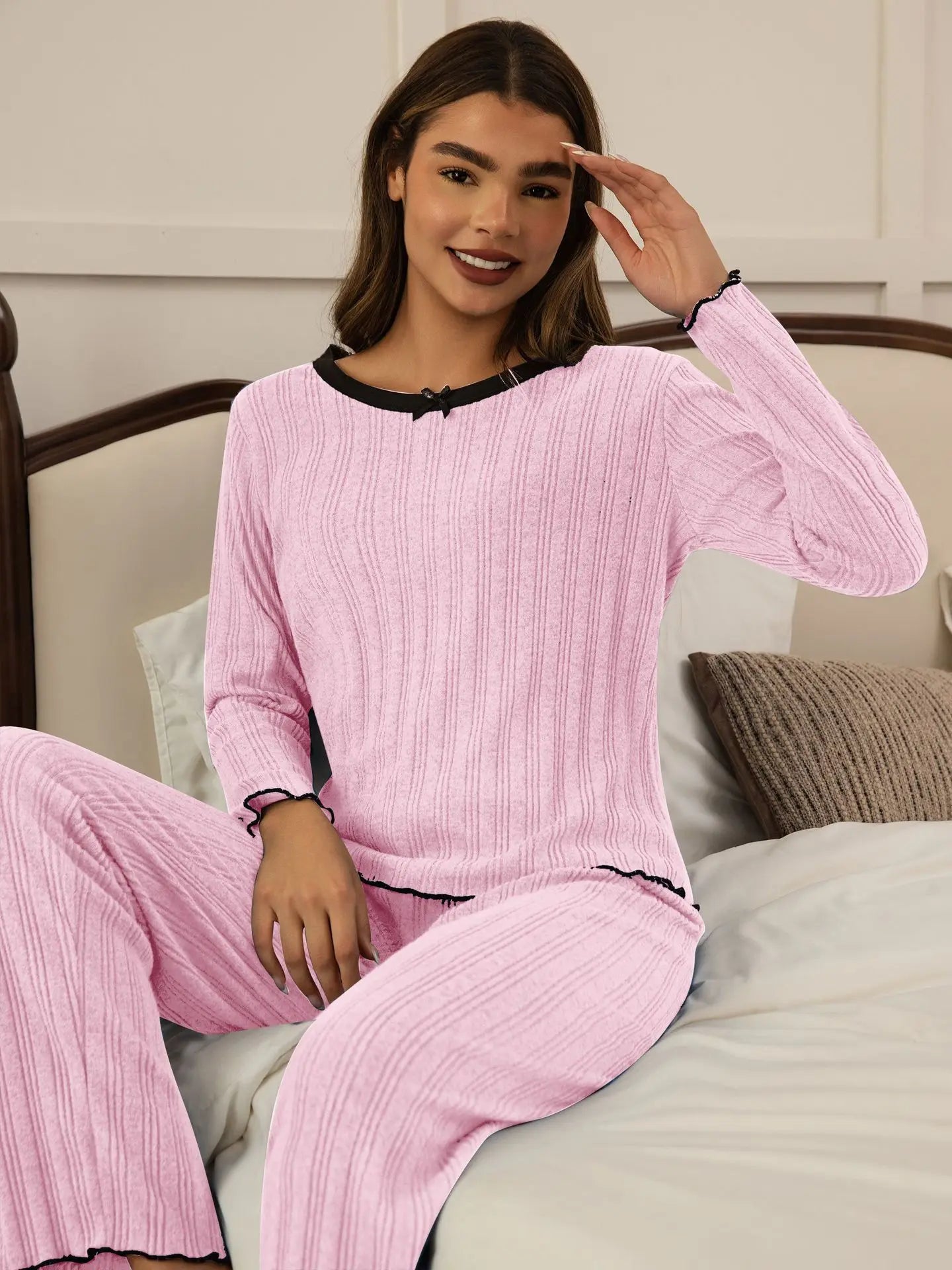 Pijama Women's Pajamas Set Nightie Pajama Sets Home Suit for Women Sleepwear Woman Nightgowns Night Wear for Ladies Trousers Pj