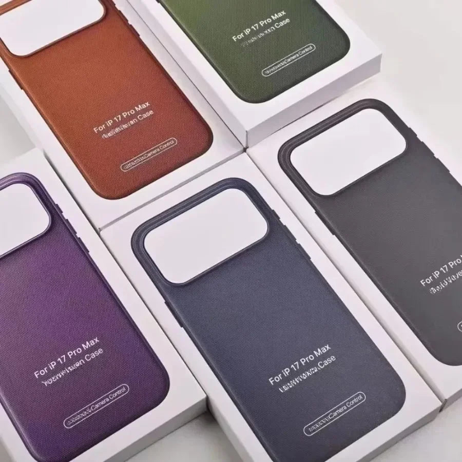 New Original Technology Woven Magnetic Case For iPhone 18 Pro 17 16 15 14 13 Pro Max For Magsafe Wireless Charger Official Cover