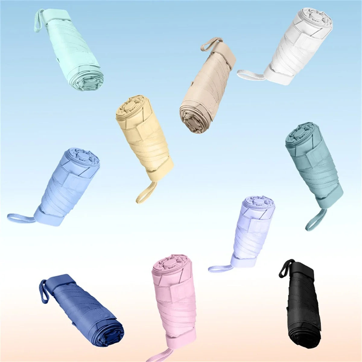 Mini Sun Umbrella, Protective and Uv Resistant, Rain or Shine