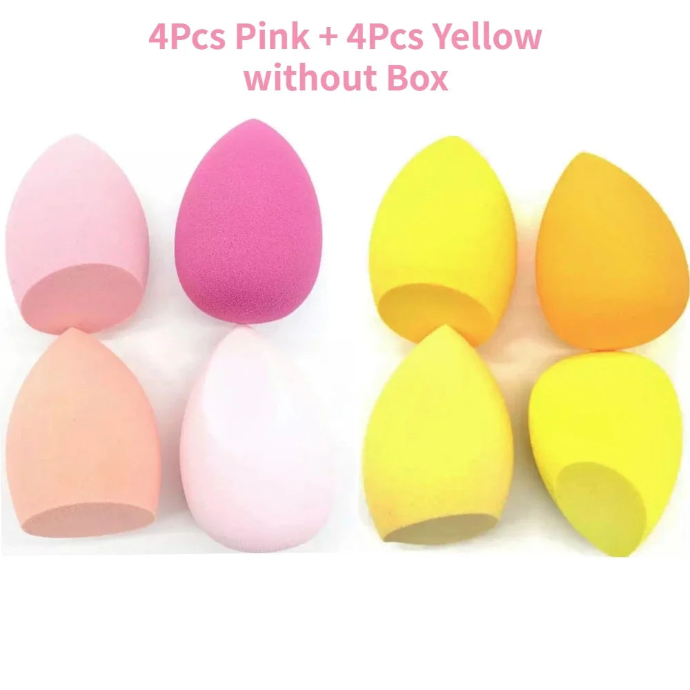 Makeup Sponge Blender - 4/8pcs Soft Foundation Sponges Beauty Puff Set