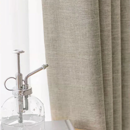 Linen Blackout Curtains – Modern Living Room Drapes | Full Shading, Luxury Bedroom