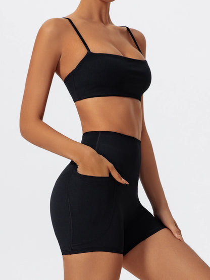 Women Gym Workout Set – Two Piece Activewear with Quick Dry Sportswear & Breathable Bra