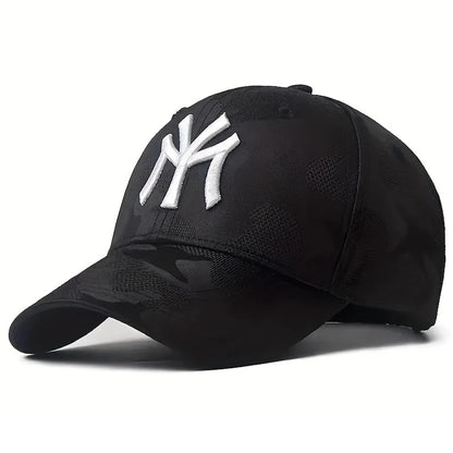 Embroidered Camo Baseball Cap – Adjustable Unisex Sports & Golf Hat