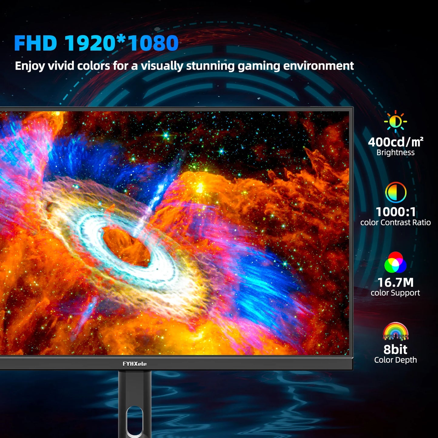 27 Inch Gaming Monitor – 1080P IPS FHD Display | 380Hz Refresh Rate, FreeSync Compatible