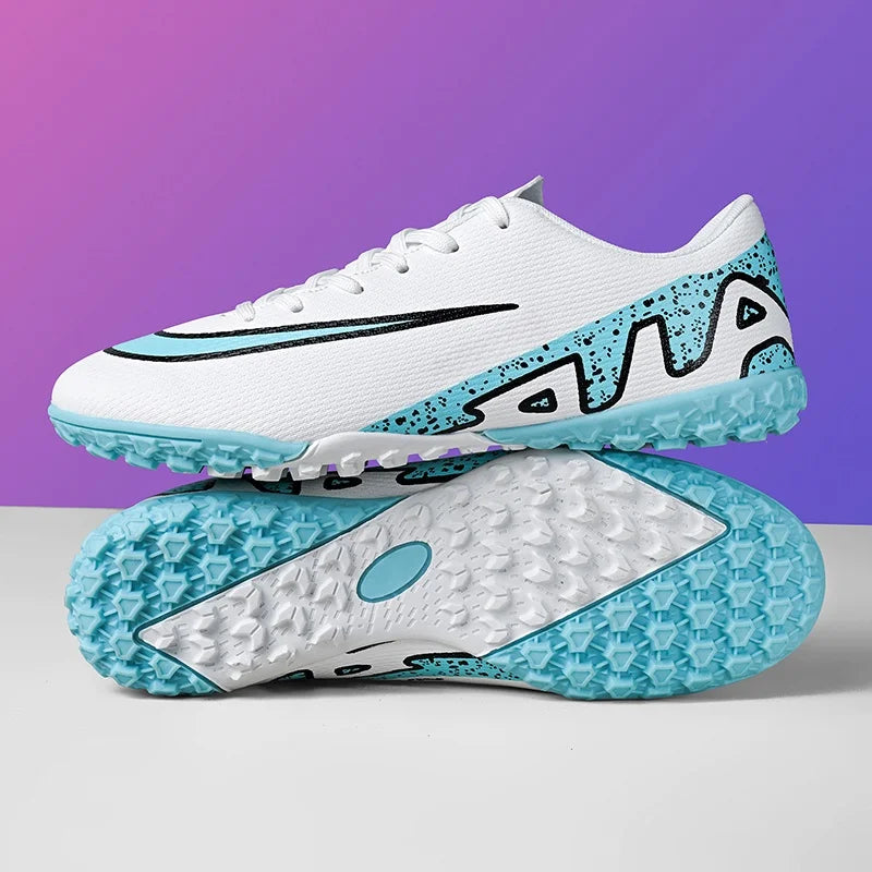 Men Soccer Shoes - Breathable Training Soccer Boots | Rubber Outsole Cleats