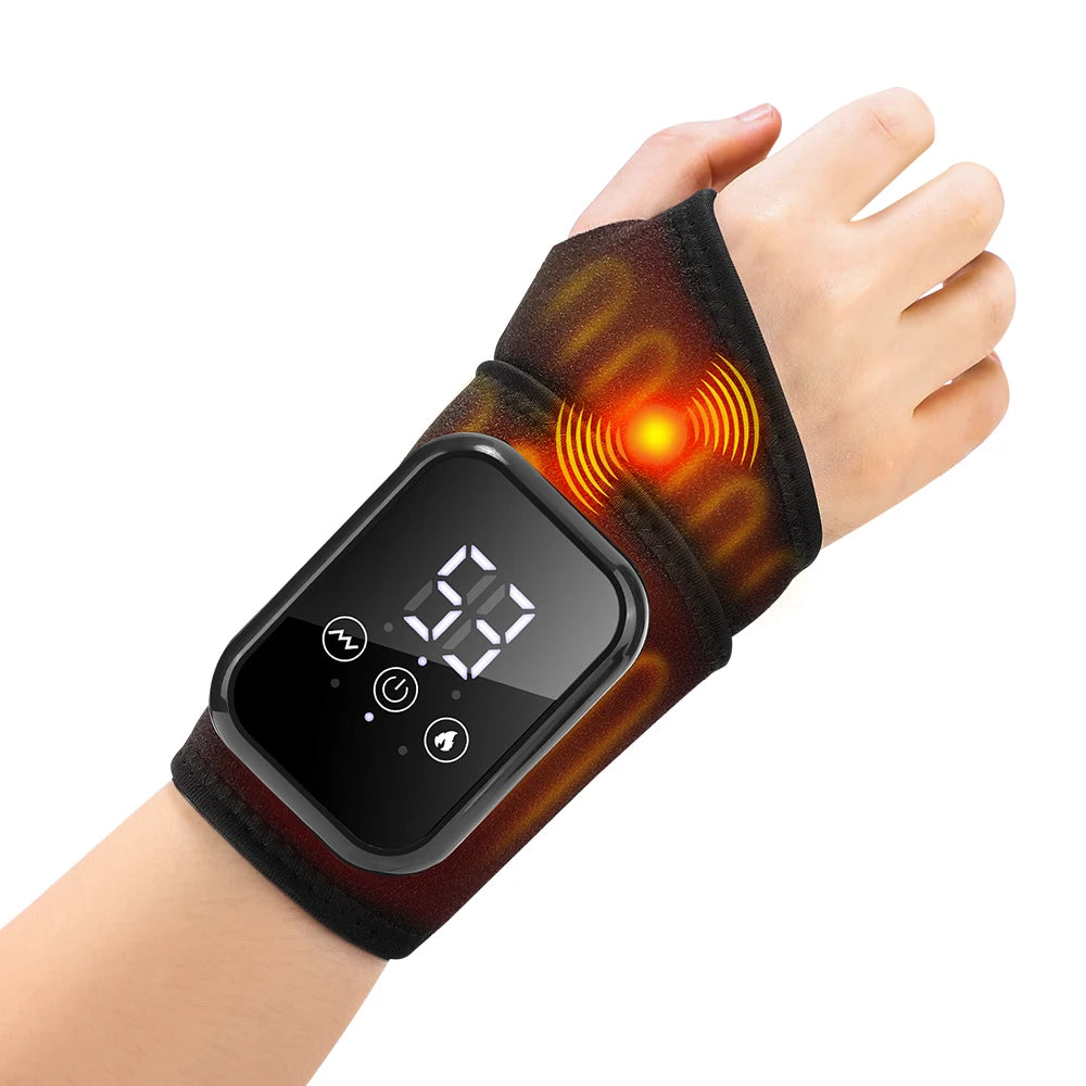 Electric Heating Wrist Brace | Rechargeable Wristband With Hot Compress & Thermal Wrist Support
