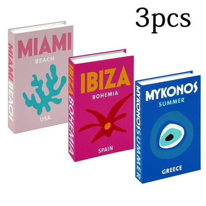 3Pcs Decorative Fake Books - Living Room Coffee Table Ornaments