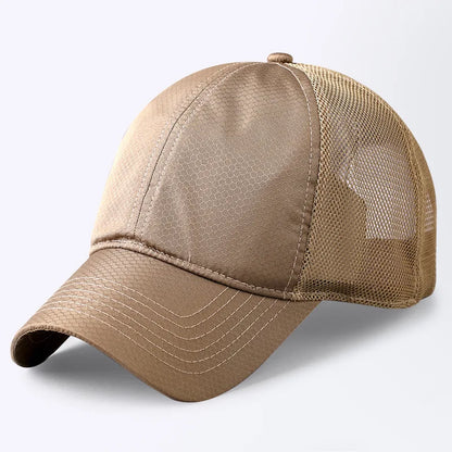 Oversize Big Head Man Plus Size Baseball Cap Spring Summer Thin Fabric Mesh Sun Hat Male Snapback M 55-59cm L 60-64cm