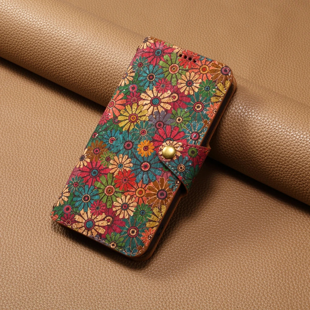 Wallet i Phone 15 Case for Coque iPhone 17 16 15 14 13 12 11 Pro Max 7 8 Plus X XS XR Case High Quality Leather Totem Flip Cover