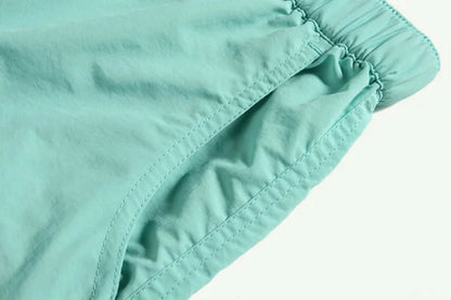 NUONEKO Women's Summer Hiking Pants Women Trekking Sport Quick Dry Thin Cargo Trousers Removable Outdoor Camping Pants Shorts