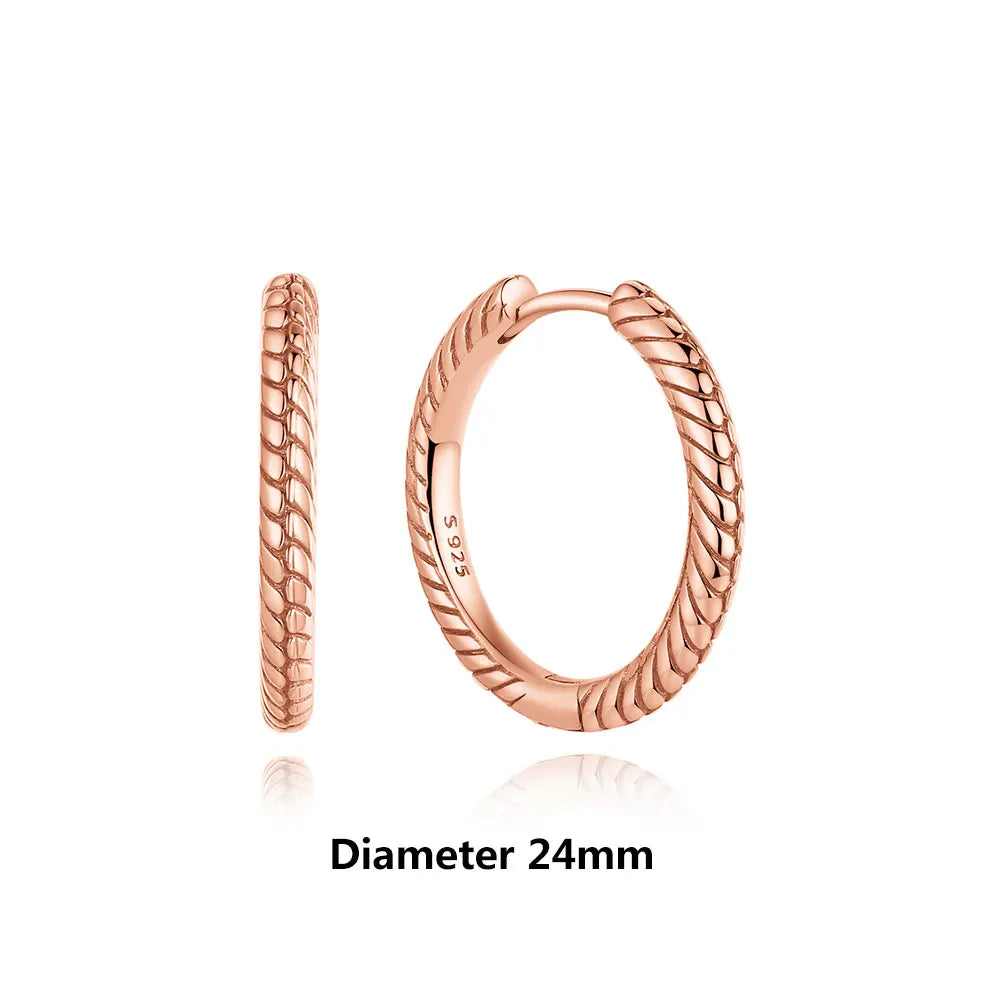 925 Sterling Silver Earrings – Crystal Zircon Studs With Rose Gold Heart & Bee Design