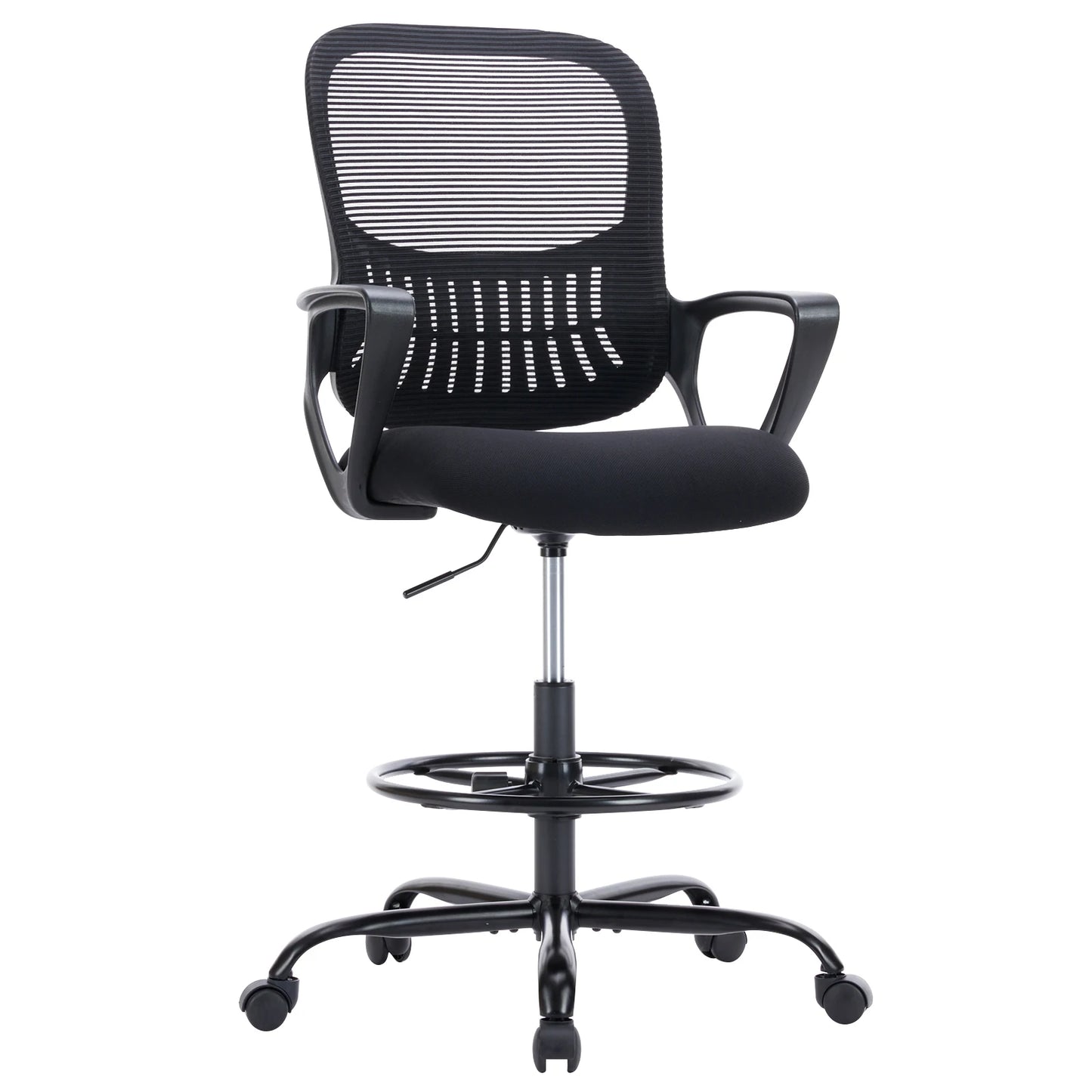Ergonomic Office Chair - Mesh Back With Lumbar Support | Adjustable Height & Flip-Up Armrests
