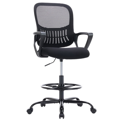 Ergonomic Office Chair - Mesh Back With Lumbar Support | Adjustable Height & Flip-Up Armrests