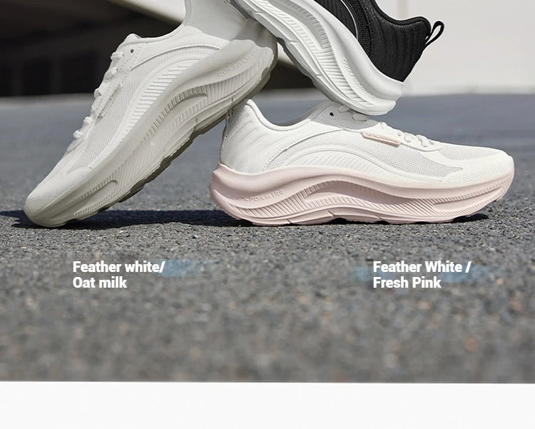 361 Degrees Women's Running Shoes Casual Mesh Anti-slip Lightweight  Trendy Thick-sole Rebond Durable Female Sneakers 682532239