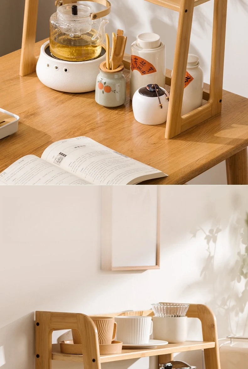 New Kitchen Shelf Countertop Multi-functional Electrical Storage Rack Multi-layer Cup Holder Household Storage Rack Plate Rack