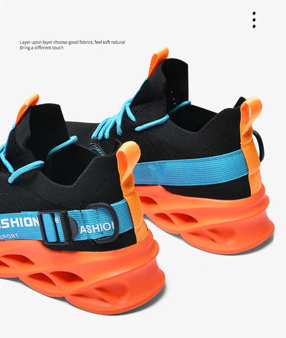 Sneakers Men Mesh Breathable Casual Men Shoes Unisex Light Soft Thick Sole Hole Couple Shoes Athletic Sneakers Women Shoes