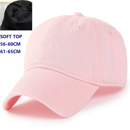 Big Head Man Large Size Mesh Baseball Hats Outdoors Plus Size Sport Caps Dad Oversize Trucker Cap 56-61cm 62-66cm