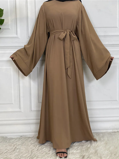 Modest Abaya Dress Ramadan Kaftan For Women | Elegant Muslim Maxi Robe