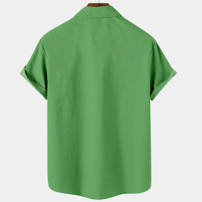 New Hawaiian Shirts for Men Casual Button Down Short Sleeve Unisex Striped 3D Print Summer Beach European Size S to 5XL