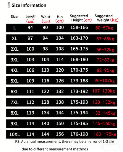 10XL Casual Pants Mens Straight Loose Trousers Men Clothing Elastic Waist Quick Dry Pants Summer Fashion Oversized Joggers Pants