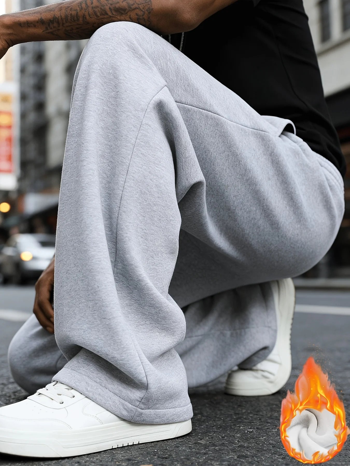 Men's Best-selling Casual Sports Pants, Loose Fitting Drawstring Design, Jogging Pants, Streetwear and Outdoor Activities