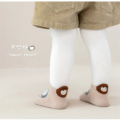 0-5Years Winter Thick Terry Cotton Baby Girl Sock with Rubber Soles Infant Animal Funny Sock Newborn Baby Indoor Floor Socks New