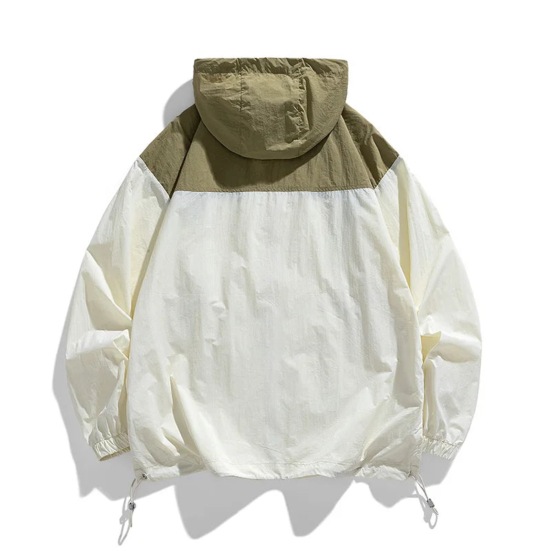 Summer New Hong Kong Style Couple Style Japanese and Korean Versatile Sunscreen Clothing Fashion Trend Versatile Outdoor Couple