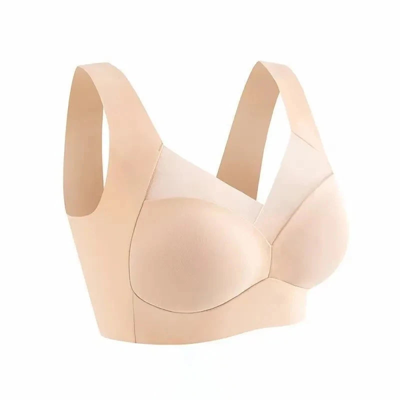 1pcs Women Bras Plus Size Seamless Bra Bralette Backless Ladys Mesh Brassiere Vests Female's Sport Anti-sagging Underwears L-6XL