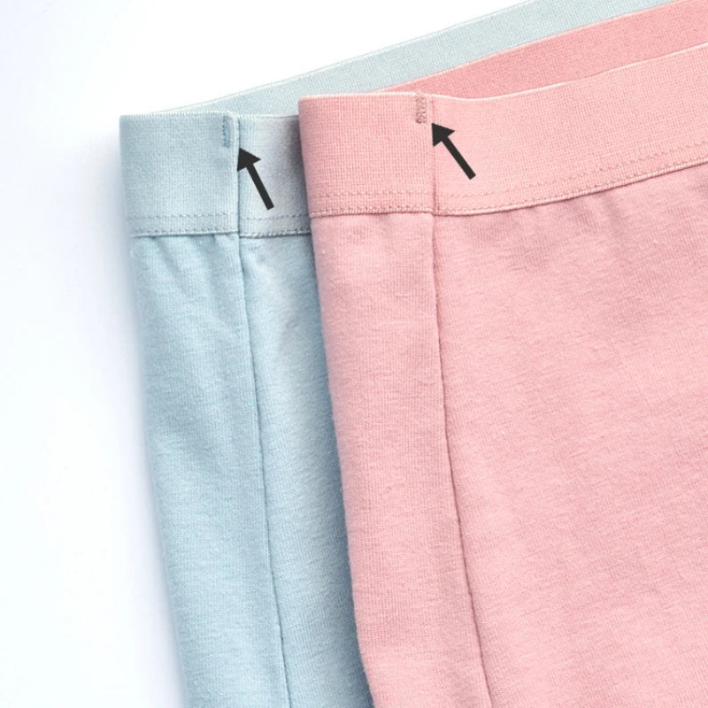 5Pcs/Set Women Cotton Panties High Waist Tummy Control Panties Solid Color Underwear Female Underpants Sexy Lingerie M-3XL