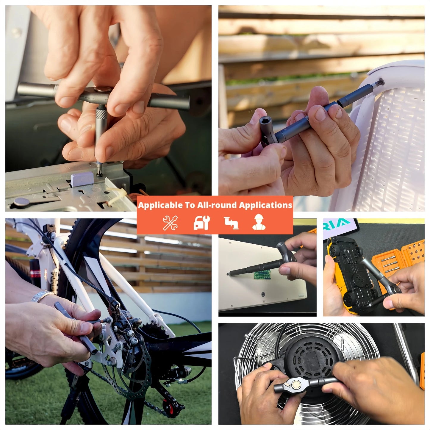 Magnetic Screwdriver Set - 42-in-1 DIY Ratchet Multi-Bit Tool for Computers - ZOOMNSTORE