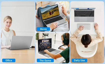 2026 New 14.1' Ultra Slim Laptop 16GB RAM 1/2TB SSD Windows 11 Pro Core I9-10980HK Notebook HD Games Office Study Computer