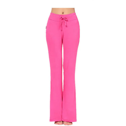 2024 Flare Leggings Yoga Pants Women High Waist Wide Leg Pants Women Gym Fitness Sports Black Flared Pant Latin Dance Trousers