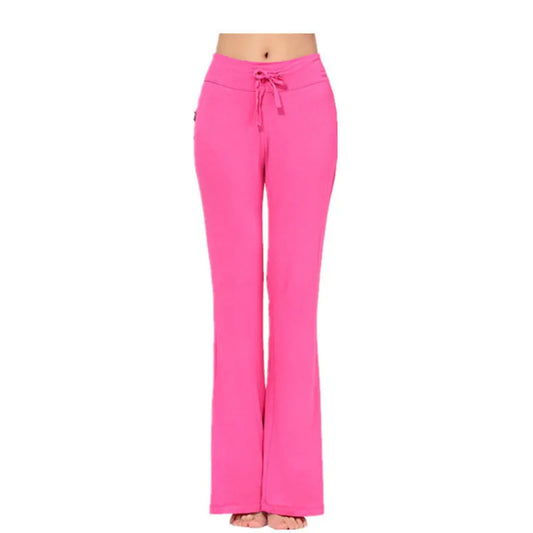 2024 Flare Leggings Yoga Pants Women High Waist Wide Leg Pants Women Gym Fitness Sports Black Flared Pant Latin Dance Trousers