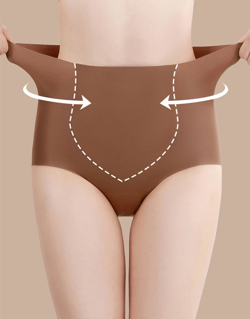 Women High Rise Body Shaper Underwear Sexy Shaperwear Briefs Female High Elasticity Panties Closing Waist Lifting Buttocks Pants