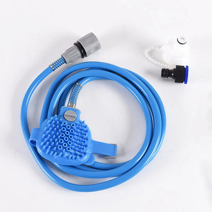 2 IN 1 Pet Bathing Shower Brush Comb Dogs Cats Multifunctional Shower Easy Bathing Garden Sprayer Pets Cleaning Grooming Tools