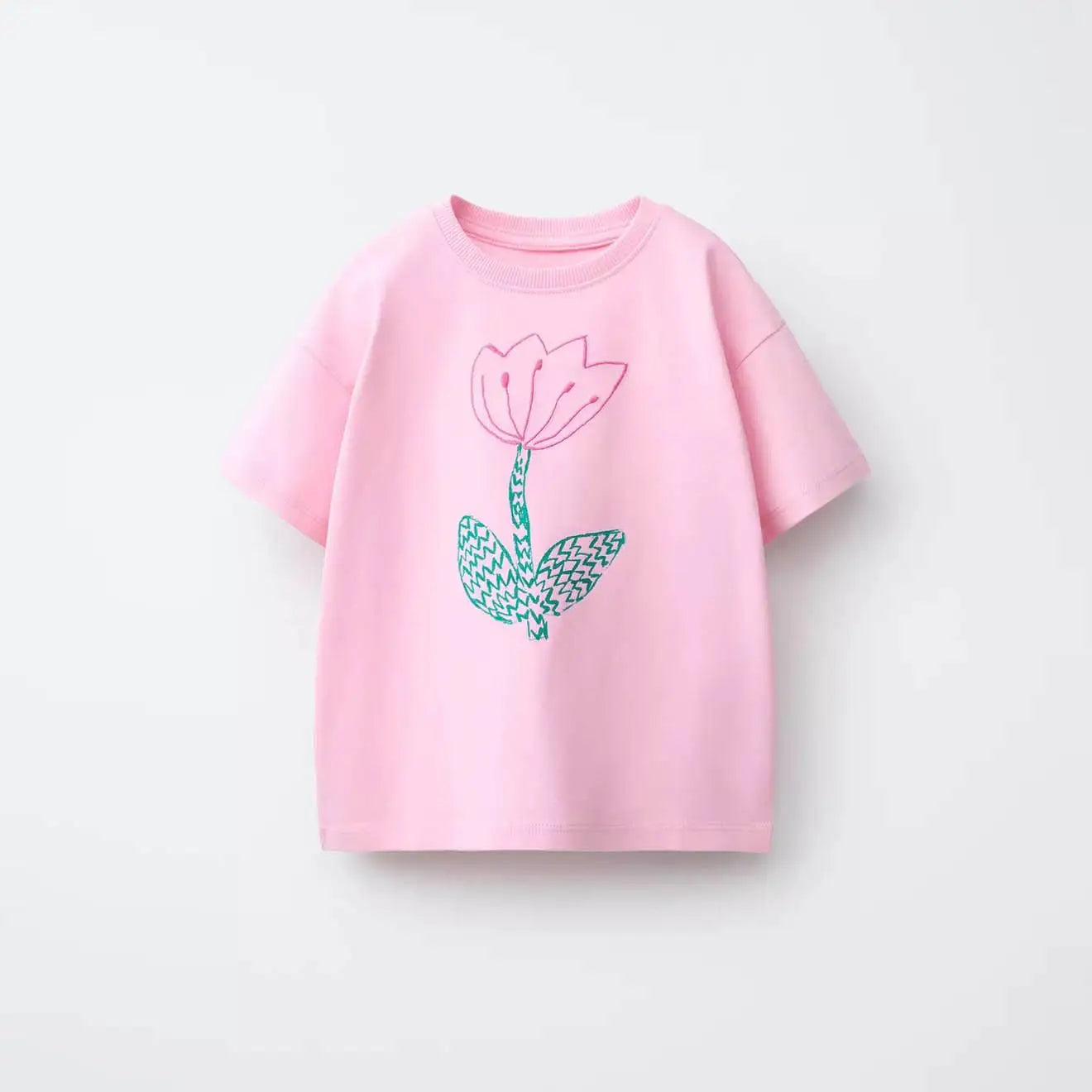 Printed Cartoon T-shirt For Kids Clothing Summer Costume Simple Fashion Baby Girl And Boy Short Sleeve Tees Tops Children Tshirt