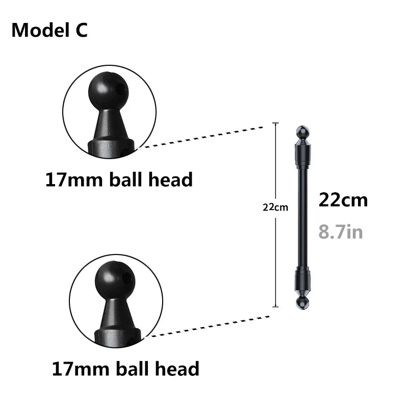 Flexible Arm Monopod Selfie Stick Rod Mount Holder Stands for Mobile Phones for Gopro Hero DJI OSMO Insta 360 Cameras Tripod